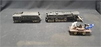 Lionel Engine and Tender Hand Car, as is
