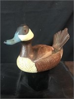 Wood Carved, Hand Painted Wood Duck