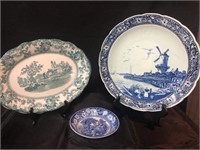 Delfts Blue & White Charger, Platter and Dish