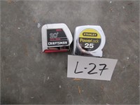 Lot of 2 - Tape Measures