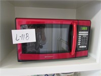 Red Emerson Microwave