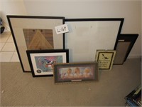 Lot of Art and Picture Frames