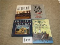 Lot of 4 Civil War Books