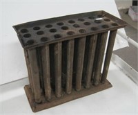 tin candle mold for 24 candles