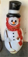 Vintage Frosty the Snowman blow mold, Christmas