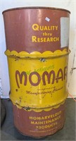 Momar vintage oil/gas drum, metal can,