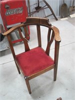 corner chair 15" to seat 31" tall 24" wide