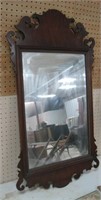 Chippendale style mirror 38" tall