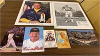 Sports cards, signed Dave Butz  Redskins football