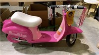 Pink kids motor scooter mini bike, sweet pea,
