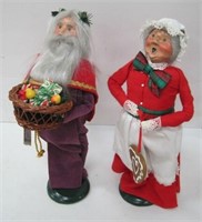 Byers Choice Father Christmas and cookie lady