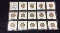 Coins, 14 Roosevelt proof dimes,