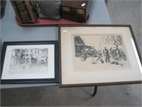 2 Lionel Barrymore prints