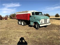 1964 GMC 4000 Grain Truck, Midwest 15' Steel Box