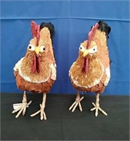 Box- Pair Decorative Roosters
