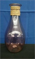 Purple Glass Vase 16"