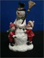 Box Snowman/Children Figurine