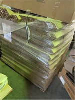 One pallet; 4' long corner protector shipping pads