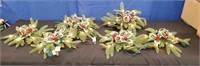 2 Boxes Lighted Pine Snowflake Garland