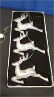 Set of 4 Large Acrylic Deer Lights
