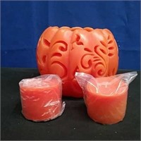 Box Pumpkin Candle Set