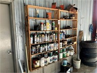 Contents of Shelf - Spray Paint, PTO Pump,