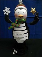 Battery Operated Candle Bobble Christmas Penguin