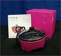 Box Holstein Mini Electric Skillet new in box Pink
