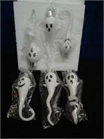 Box 6 Halloween Ghost Ornaments