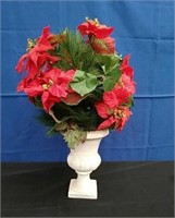 Bag Potted Artificial Poinsettia