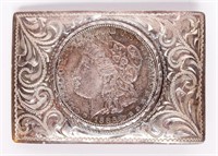 Jewelry Sterling Silver 1886 Morgan Dollar Buckle