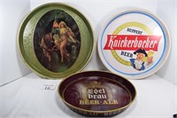 Clysmic, Knickerbocker & Edel Brau Beer Trays