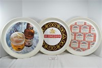 (2) Budweiser & (1) Busch Beer Trays