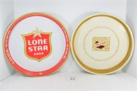 Falstaff & Lone Star Beer Trays