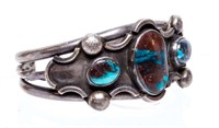 Jewelry Sterling Silver Turquoise Bracelet