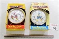 Donald Duck & Mickey Mouse Alarm Clocks