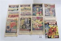 (12) Vintage Comic Books (Covers Missing)