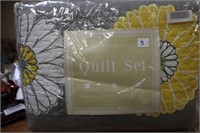 Full Queen Quilt Set-New
