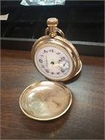 New York Standard pocket watch Gold plated