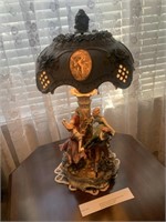 Dresden figurine lamp