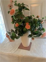 Artificial Roses in heavy duty vase