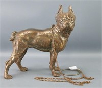 Cast Brass Bulldog Door Stop