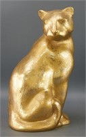 'Gold' Ceramic Cat