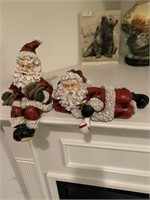 2 Santa Stocking Holders
