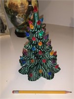 9" tall ceramic Christmas tree