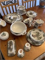 Several pieces Johnson Brothers Friendly Village