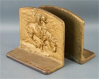 Pair of Cast Brass Bookends