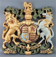 Royal Coat of Arms Wall Plaque
