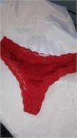 Stella McCartney red thong. Size XL see matching