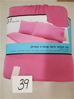 Jersey x-tra long college sheets